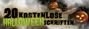 20 Gruselige Halloween Fonts