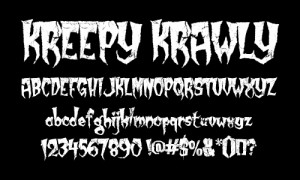 Kreepy Krawly Font